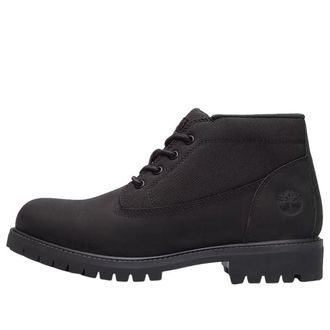 Timberland Heritage Mid Chukka Boot Black Nubuck TB0A431HW05