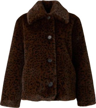 Vanessa Bruno Heagle Jacket - Dames - Jassen - Bruin - S - Polyester - Jassen