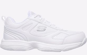 Skechers Dighton Bricelyn MEMORY FOAM Shoe Womens - White - Size UK 8