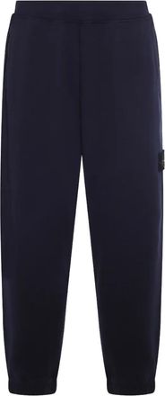 Stone Island Pantaloni sportivi con tasca applicata - Blu