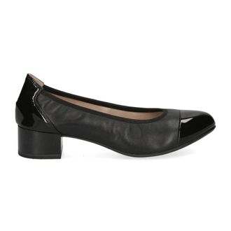 Caprice Elegante Gesloten Formele Zakelijke Schoenen - Dames - Pumps - Zwart - 39 EU - Leer - Schoenen