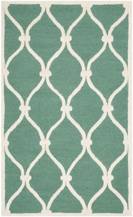 Safavieh Alfombra lana blu/neutrale 91 x 152 cm