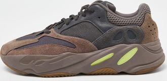 adidas Dark Grey Suede and Mesh Boost 700 V2 Mauve Sneakers Size 44 2/3