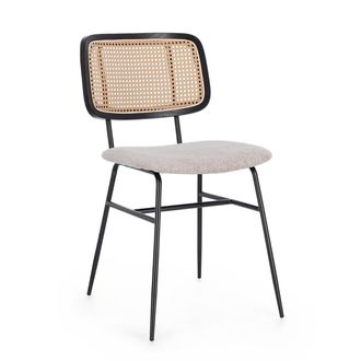 BIZZOTTO Set of 2 Glenna natural chairs