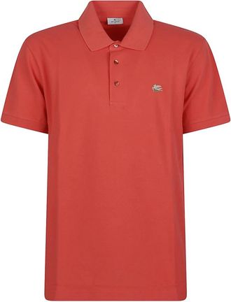 Etro Roma Polo Shirt - Heren - Polos - Oranje - M - Katoen - Tops