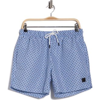 BOSS Vibe Swim Trunks in Bright Blue at Nordstrom Rack, Size Xx-Large