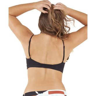 Carve Designs Elba Jade Texture Bralette Top for Water Sports in Black at Nordstrom, Size Large