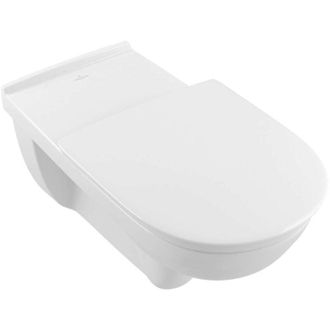 Villeroy & Boch Cubeta O.novo Vita 360 X 700 Mm, Directflush, Modelo Suspendido, Salida Horizontal, Porcelana Sanitaria White Ceramicplus