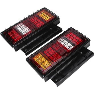 OEM Juego De 2 Luces Traseras Ultrabrillantes De 12 V Y 32 Led, Resistentes Al Agua, Para Cami&oacute;n, Remolque O Barco -crezuo