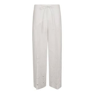 P.A.R.O.S.H. Wide Trousers, female, White, Size: XS Cannes Trousers