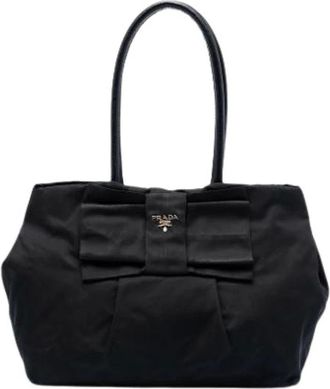 Prada Pre-owned Handbags, female, Black, Size: ONE SIZE Pre-owned Vintage Handbag