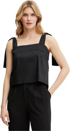 Liu Jo Top Scollo Quadrato - - Tops - Donna - Nero - L