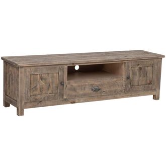 Wanderlust Deco Mueble bajo de madera marr&oacute;n 160x40x46.5h cm