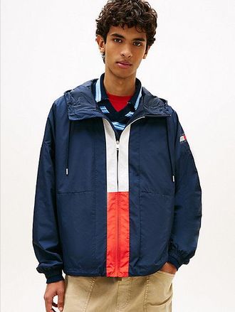 Tommy Hilfiger Oversized Colour-Blocked Water Repellent Chicago Windbreaker