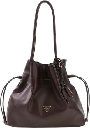 Guess Bolso Tote Karima - Bags - Mujer - Marr&oacute;n - ONE SIZE