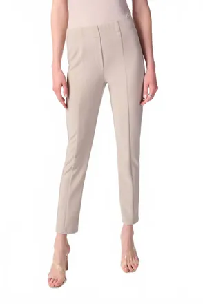 Joseph Ribkoff Silky Knit Slim-Fit Pull-On Pants In Moonstone