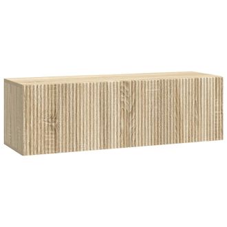 vidaXL Mueble Para Tv De Pared Roble Sonoma 98 X 31 X 30 Cm Vidaxl