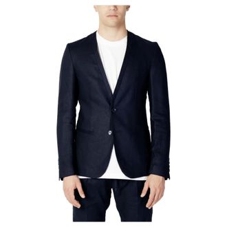 Antony Morato Formal Blazers, male, Blue, Size: L Blake Slim Fit Blazer