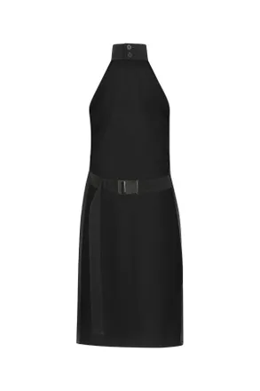 Burberry Silk-Elastane Halter Dress - Black