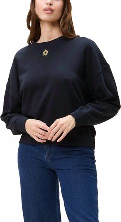 Cleobella Anaia Sweatshirt In Black Motif