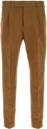 Pantaloni Torino Biscuit Linen Blend Pant