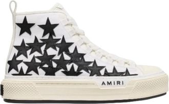 Amiri Stars Court Hi - Heren - Schoenen - Wit - Maat: 44 EU Katoen