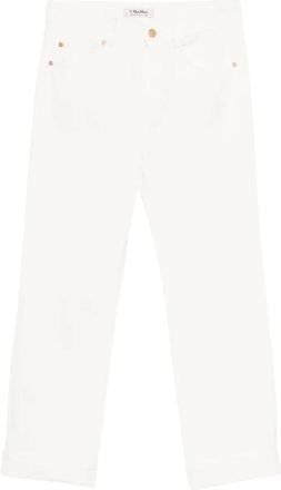 Max Mara Pantaloni dritti - Bianco