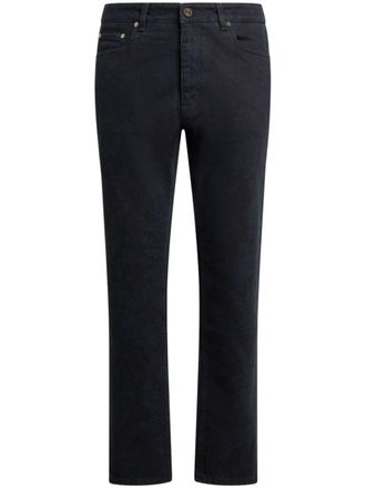 Etro Jeans met paisley-print - Zwart