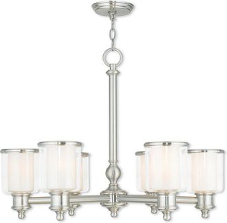 Livex Lighting Livex Middlebush 6-Light Brushed Nickel Chandelier