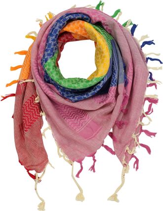 Freak Scene Kufiya - colorful-multicoloured 30-40x40 inch - Shemagh - Arafat scarf Palestinian PLO Pali-scarf - 100% cotton