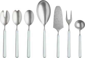 Mepra Fantasia Pewter Serving Set - 7 Pieces in Light Blue at Nordstrom