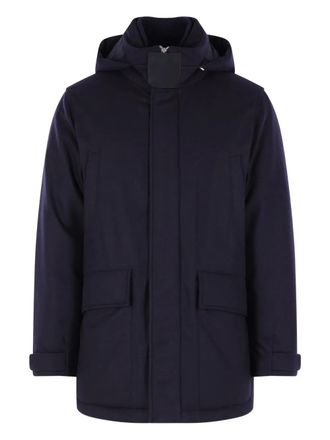 Ermenegildo Zegna single-breasted coat - Blauw