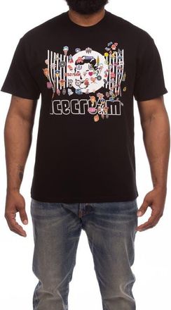 Icecream Stick Up Graphic T-Shirt in Black at Nordstrom, Size Xx-Large