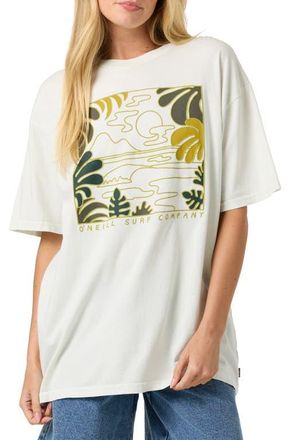 O'Neill OG Scape Oversized Graphic Tee in Tofu at Nordstrom, Size Xx-Large