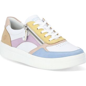 Remonte Kendra 01 Sneaker in Aqua/Tan at Nordstrom Rack, Size 6-6.5Us / 37Eu