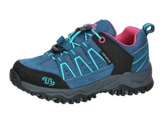 Br&uuml;tting Outdoorschuh BR&Uuml;TTING Outdoorschuh Mount Pinos Kids Low, Gr. 25, blau, Veloursleder, Schuhe Outdoorschuh