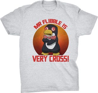 Generic Mr Flibble is Very Cross Funny Red Dwarf Inspired T-Shirt (Grey, 3XL)