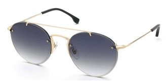 Lozza Sl2433 Gubbio 3 0300 Mens Sunglasses Gold Size 56