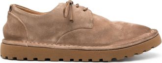 Marsèll Sancrispa Alta suede derby shoes - men - Calf Leather/Calf Suede/Rubber - 43.5 - Brown