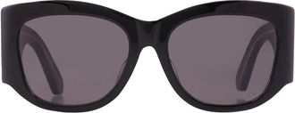 Dior DIORNUIT S1F Smoke Butterfly Ladies Sunglasses CD40168F 01A 55