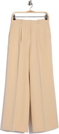 BOSS Tiwi Wide Leg Trousers in Open Beige at Nordstrom Rack, Size 12
