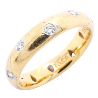 Tiffany & Co. Yellow Gold (18K) Platinum 950 Band Ring (Pre-Owned)