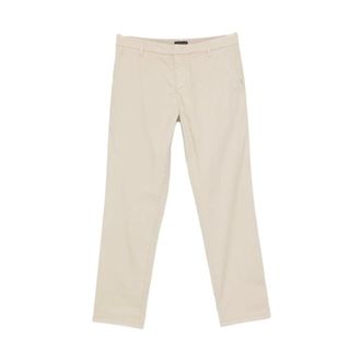 Dondup Straight Leg Chinos - Heren - Broeken - Beige - Maat: W34