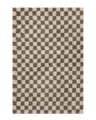 nuLOOM Nuloom Adelaide Mid-Century Checkered Shag Area Rug