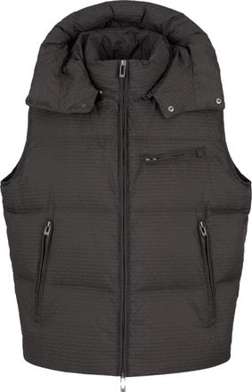 Emporio Armani Nylon Puffer Vest - Heren - Bodywarmers - Grijs - L - Nylon - Jassen