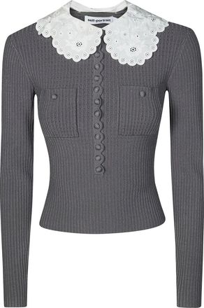 Self Portrait Mujer, Jerseys, Gris, Talla: M