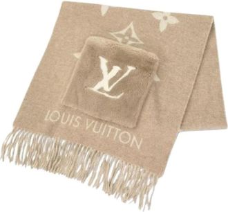 Louis Vuitton Pre-owned Stole - Dames - Vintage Accessoires - Beige - ONE Size - Kasjmier - Vintage