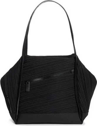 Pleats Please Issey Miyake Bias Pleated Handbag in Black at Nordstrom