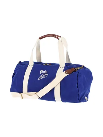 Polo Ralph Lauren Mens Suitcases Blue Cotton