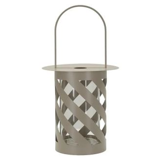 Les Tendances Linterna Mauro Ferretti Twist Saturn Metal 23x43 Cm
